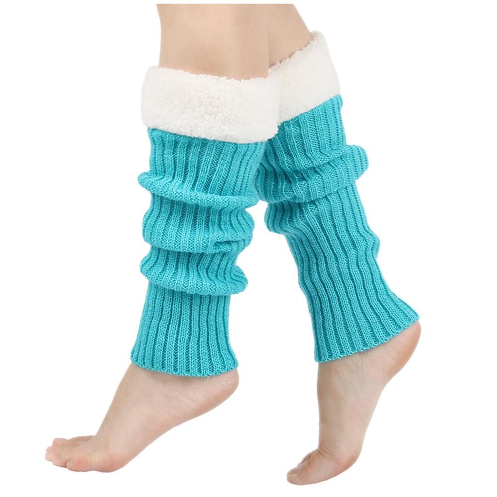 Женские бархатные теплые вязаные носки, бахилы, ворсовые носки, бахилы и теплые бахилы, гетры