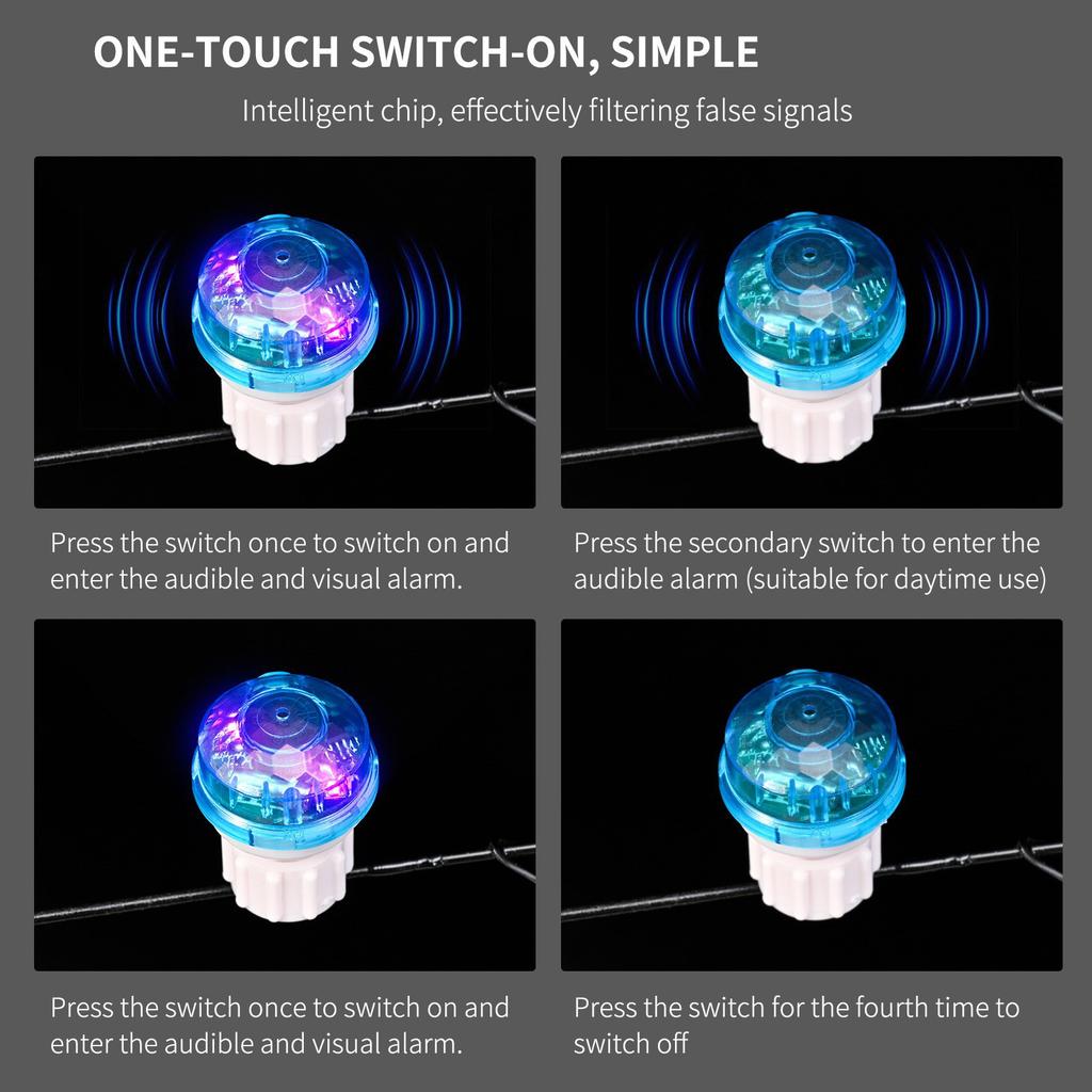 Сигнализаторы поклевок для ловли карпа со светодиодной подсветкой Индикаторы поклевок для ловли карпа Электронный звуковой сигнализатор поклевок для ловли карпа Простота использования