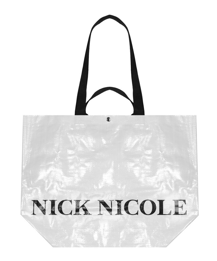 Nick&Nicole Nicole Многоразовая брезентовая сумка_Белый