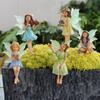 Outdoor Wing Fluorescent Flower Fairy Resin Ornament Creative Micro Landscape Flower Pot Decoration Garden Fairy Plugin