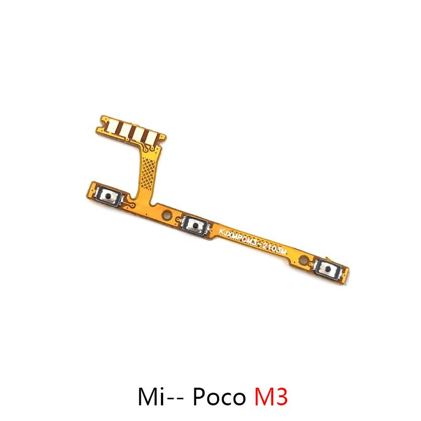 For Xiaomi Poco M2Pro M3 M3Pro M4 M4Pro M5S X2 X3 X4 X4Pro X5 X5Pro Power Button volume Flex Cable OnOff