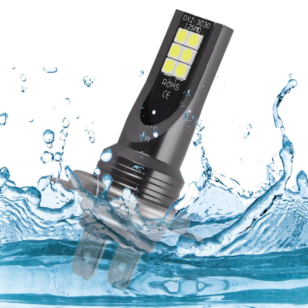 2шт 100W H7 Автомобильные светодиодные противотуманные фары Комплект лампочек для фар 6000k HID Декодер Противотуманные фары