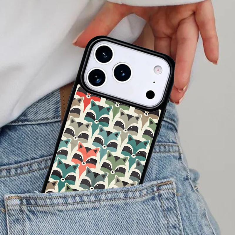 Kawaii Baby Raccoons Racoons Phone Case for iPhone 16e 15 14 13 12 17 Pro Max Plus Air 17pro Cover Coque