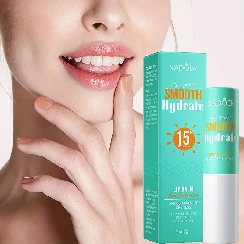 Гладкая и увлажняющая помада, солнцезащитная помада, увлажняющий и стойкий цвет, против омертвевшей кожи, блеск для губ против морщин