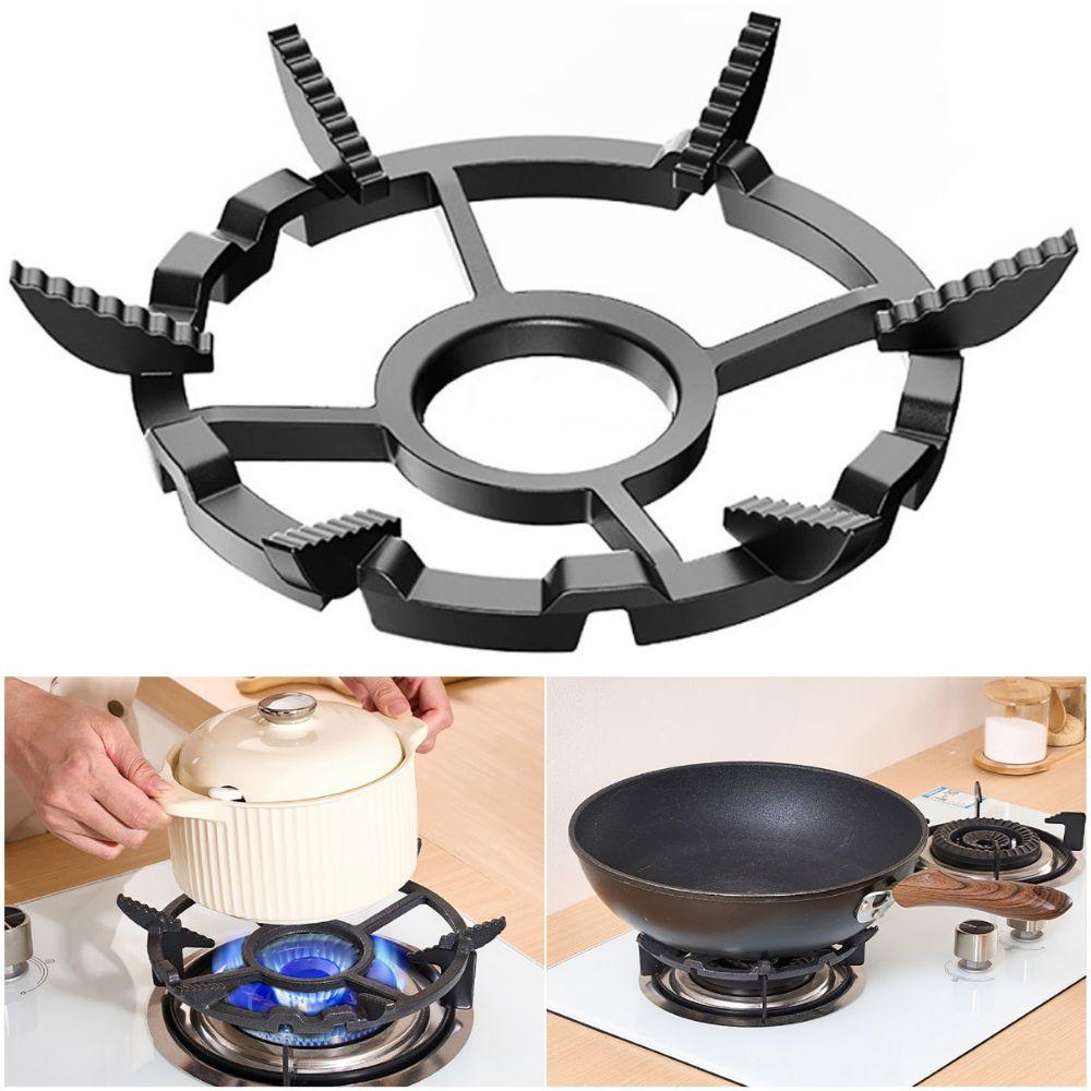 Black Gas Stove Bracket Anti Slip Pot Rack High Quality Wok Support  Stovetop