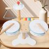 Children's Wooden Multifunctional Percussion Instrument Baby Play Table Drum Set Music Table Activity Educational Toys