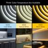 Super Bright COB LED Strip Light 8mm 320LEDs/M Flexible Led Ribbon Warm Nature Cool White Linear Dimmable 12V 24V 1M 5M 10M 20M
