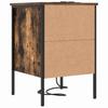 Nightstand 2 pcs Smoked Oak 42 x 41 x 61 cm