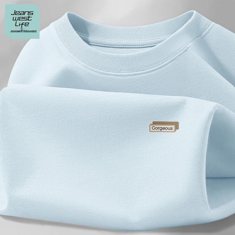 Мужская хлопковая свободная футболка JEANSWEST LIFE