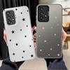 Чехол для Samsung Galaxy A16 A34 A13 A25 A73 A32 A36 A54 A14 A56 A12 A72 A17 A52 A23 A71 Чехол для телефона Милые Простые Звезды