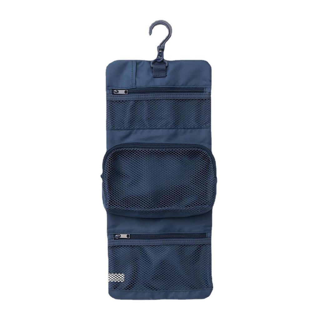 Прямоугольная косметичка в стиле MUJI - Качественный портативный клатч и кошелек для монет, Хранение туалетных принадлежностей с пряжкой