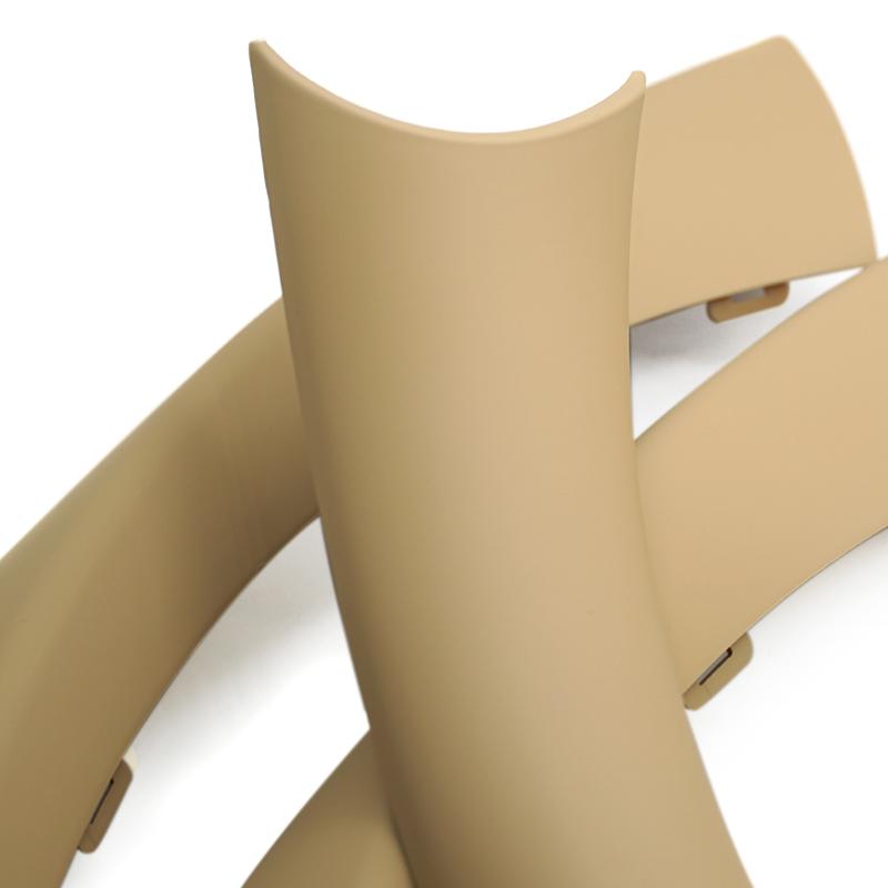 ABS Car-styling Interior Door Handle Pull Protective Frame Cover Decoration Trim For BMW 3 Series E90 E91 316 318 320 325 328i