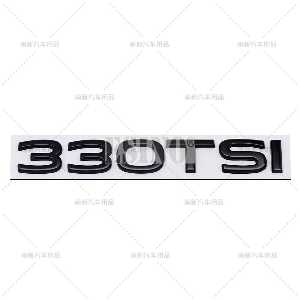 AABIO1 New Styling 3D 230 280 330 380 TSI Metal Alloy Adhesive Emblem Rear Trunk Badge Fender Sticker Car Body Decal for Volkswagen