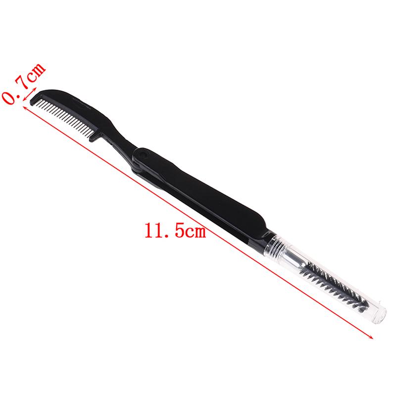 Складная кисть для ресниц, складная тушь для ресниц, расческа для бровей, кисть для красоты, инструмент