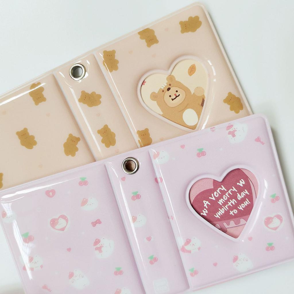 1 36 Card/3-inch Love Polaroid Photo Storage Book, Starry Sky Card Transparent Inner Page Collection Album