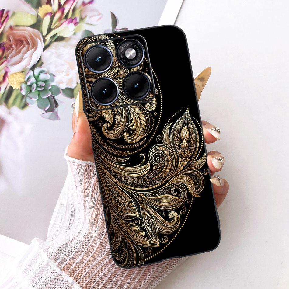 For Motorola Edge 70 Fusion Cool Dragon Tiger Pattern Phone Case For Motorola Edge70 Fusion 5G XT2605 Black Silicone Soft Bumper