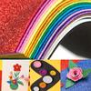 10Pcs Crafts DIY Handmade Material A4 Sheet EVA Foam Paper Glitter Sponge Kids