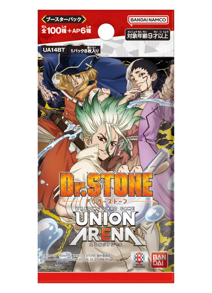 BANDAI UNION ARENA Booster Pack 16 упаковок включены Dr.STONE [UA14BT] (BOX)