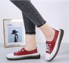Fashion Summer Autumn Genuine Leather Vulcanized Shoes Women Jogging Sneakers Woman Lace Up Flat Walking Trainers Fitness Cross-training