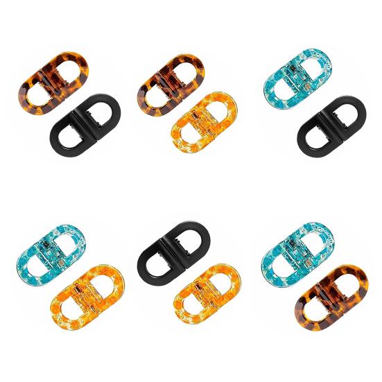 2 шт./набор Магнитная заколка для волос Сильная фиксация Зажимы для волос Не скользит и не повреждает Заколка Салон Вечеринки Путешествия Инструмент для укладки