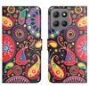 For Motorola Moto G86 5G/G86 Power 5G Case Pattern Print PU Leather Wallet Phone Cover