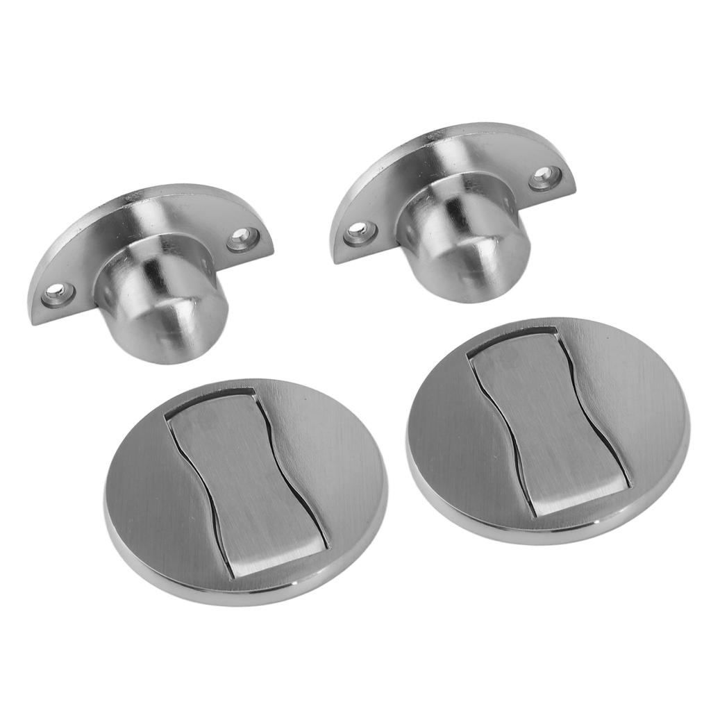 2 шт. напольный дверной стопор из цинкового сплава, устойчивый к ржавчине, сильный магнит, простой магнитный дверной стопор для спальни