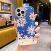 Для iPhone 15 14 13 12 Pro Max 15 14 plus Модный синий чехол с рисунком снежинок Для iPhone 11 15pro max 15plus 14promax Мягкая силиконовая задняя крышка