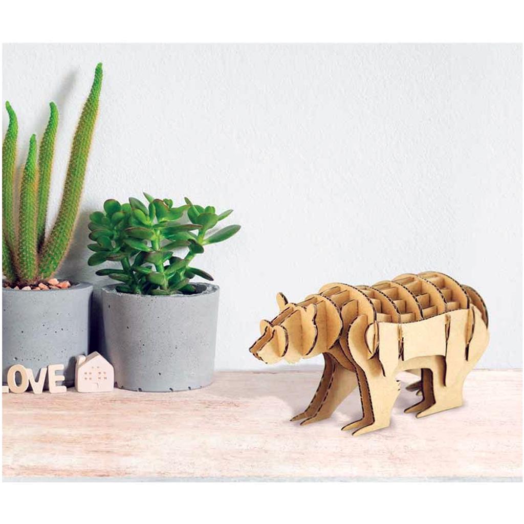 Les Trésors De Lily [Q9224] — 3D фигурка из картона «Мишка» — доски 16,5х17. 5 см