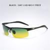 Polarized Sunglasses Mens Classic Day Night Outdoor Sports Night Vision Driving Discoloration Sun Glasses UV400 Luxury Aluminum Frame Eyewear