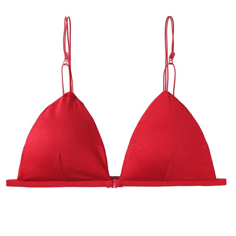 TERMEZY Женский сексуальный бюстгальтер с застежкой спереди, модное нижнее белье для девочек, французский бюстгальтер без косточек, удобное нижнее белье без стального кольца, дышащий бюстгальтер