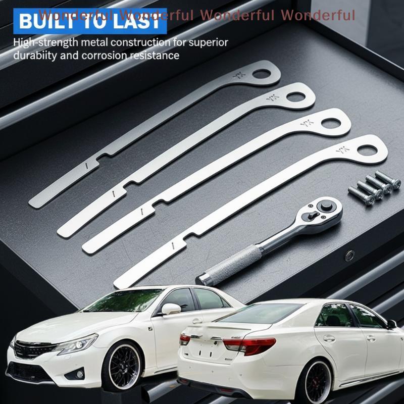 2Pcs Stainless Steel Reinforced Metal Broken Bracket for Reiz 2010-2017 Rust Resistant Car Repair Part