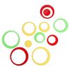 5PCS/Set Removable Wall Art Home Decor Wall Stickers Round Decals Mural 3D Circles
