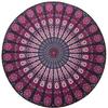 Indian Handmade Round Tapestry Wall Hanging Wall Tapestry Cotton Bedspread Bohemian Hippie Tapestry Wall Decor Throw Beach Towel Yoga Mat