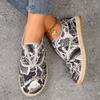 2024 New Ladies Shoes Slip-on Women's Vulcanize Shoes Fashion Leopard Print  High Quality Round Head Light Outdoor Casual Shoes