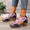 Fashion High Heels Platform Platform Block Heel Sandals Fish Mouth Fashion Sandals