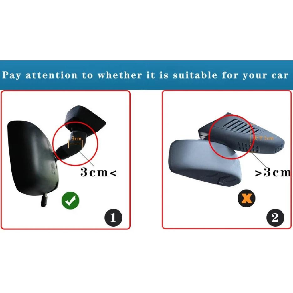 4K USB APP WIFI Car Hidden Driving Recorder No screen Mobile Internet parking monitoring Loop video Car Recorder HD night vision