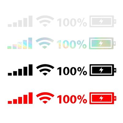 Автомобильная наклейка Шлем WIFI 100 процентов батареи Светоотражающая внешняя декоративная стена