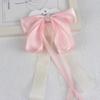 Sweet Large Bowknot Hair Clip For Women Girls Lolita Long Ribbon Solid Hairpin Cute Ponytail Hair Bands Fashion Hair Accessories