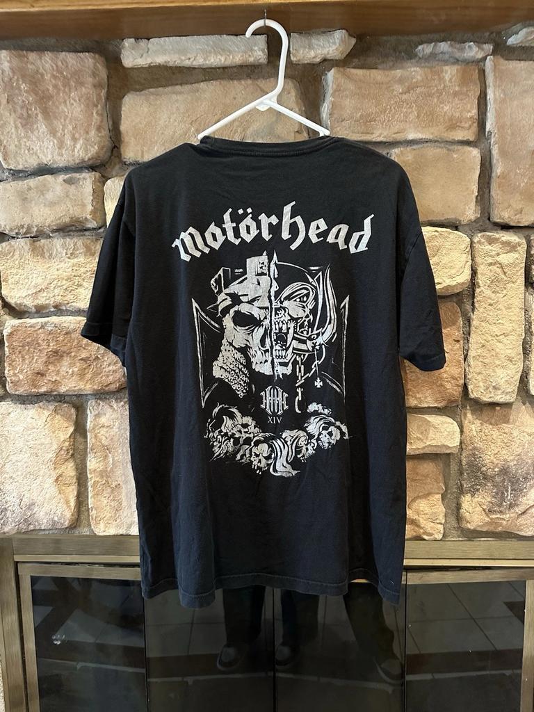Футболка Motörhead в стиле Y2K Группа Музыка Концерт Тур Черная XL Мужская Унисекс Металл Гранж