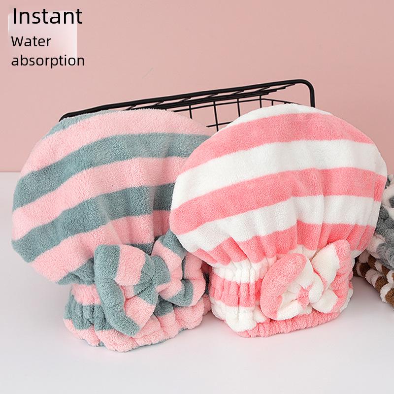 Princess Super Absorbent Quick-Dry Hair Towel Cap for Women