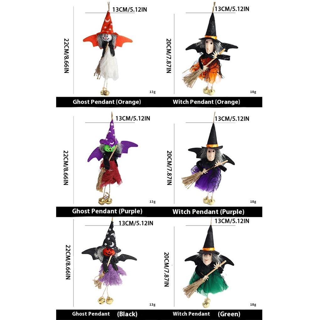 3PCS Scarecrow Ornaments Witch Fall Harvest Decor Home Decorations Halloween Decoration Dining Room Table Decor Pumpkins Decor