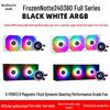 Limin ARGB CPU Water Cooler FN240/FN360, Black & White