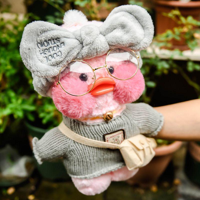 Cafe 30cm Lalafanfan Mimi Yellow Duck Costume Wearing Plush Toys Stuffed Doll