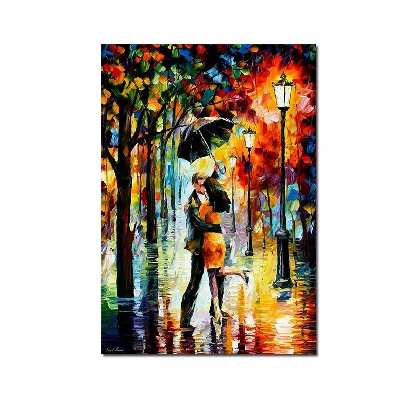 Железная Башня Плакат Холст Печати Декор Комнаты Абстрактная Картина Маслом Настенная Картина для Гостиной Домашний Декор Украшение Стены