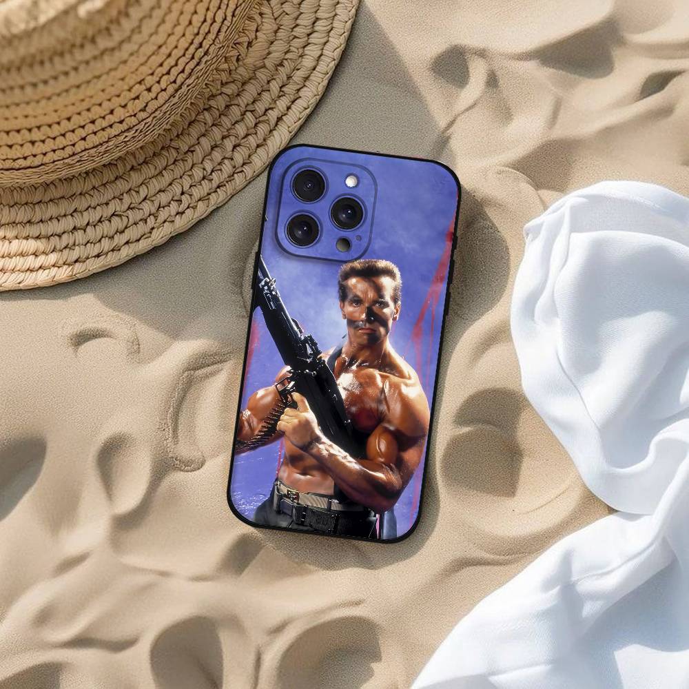 Чехол для телефона Арнольд Шварценеггер Терминатор Для iPhone 17 16 15 14 13 12 11 PRO MAX PLUS Mini ТПУ Мягкий Приятный для кожи Чехол