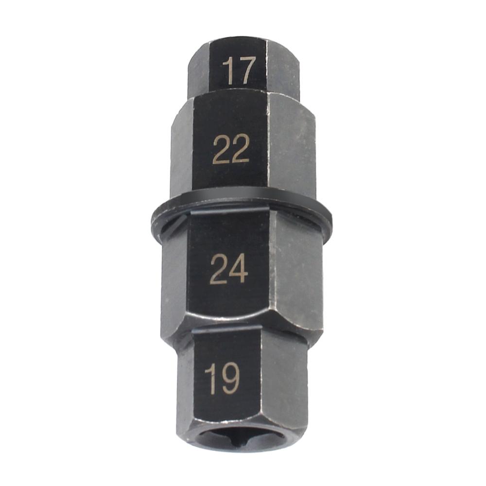 Multifunction Multi Purpose Motorcycles Hex Axle Tool Antirust Versatile Professional 4-In-1 Durable 3/8 Inch 17 19 22 24mm
