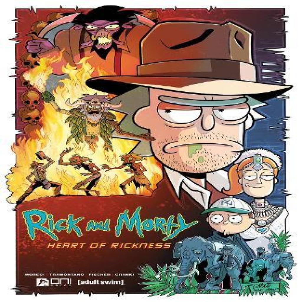 Rick and Morty Heart of Rickness by Michael Moreci Paperback Book 9781637152850