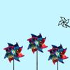 Easy Installation Wind Spinner Plastic Garden Pinwheels Windmill  Orchard Protection