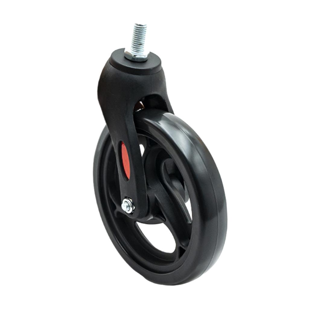 Детали для замены колес инвалидных колясок Колесо инвалидной коляски с передней вилкой Твердые сменные колеса для инвалидных колясок Ходунки