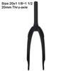 Гоночная вилка BMX 20x1 1/8"~1 1/2" Коническая / Прямая Карбоновая Передняя Вилка 20-мм Сквозная Ось 10-мм QR 20 дюймов / 24 дюйма Вилки